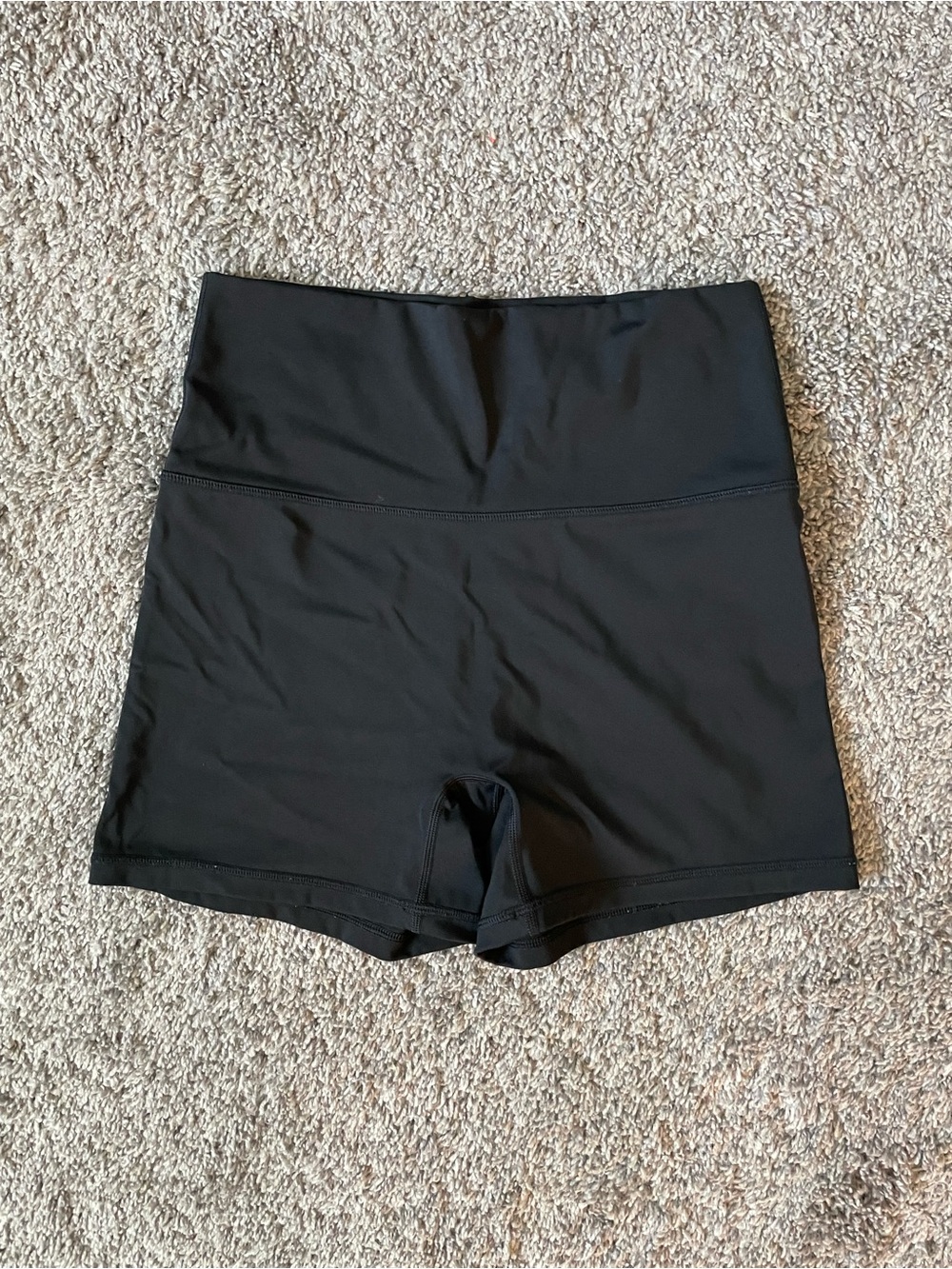 aerie Black High-Waist Bike Shorts